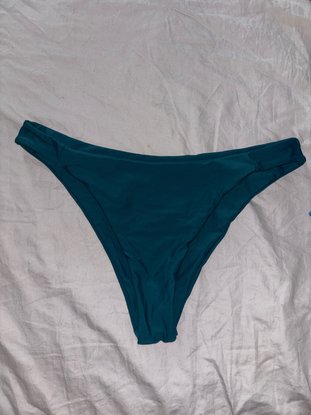 SHEIN Teal High-Cut Bikini Bottom